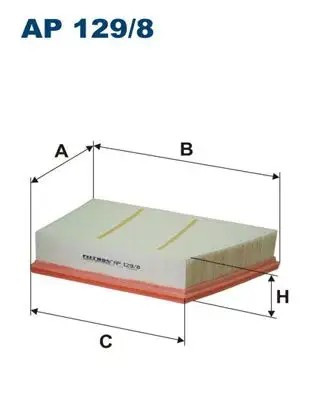 FILTRON Discovery, Freelander, Evoque Hava Filtresi 178x289x58 mm