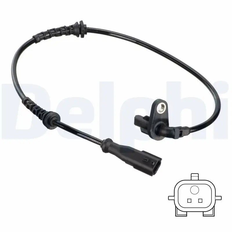 DELPHI Dacia Duster 1.6 ve 1.5 dCi Arka ABS Hız Sensörü Kablo 568 mm