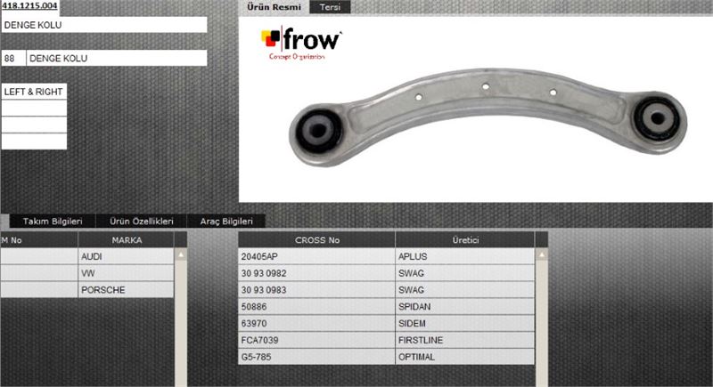 Z ROT (STABILIZER) (ON SAG SOL) VOLKSWAGEN TOUAREG Q7 06-18