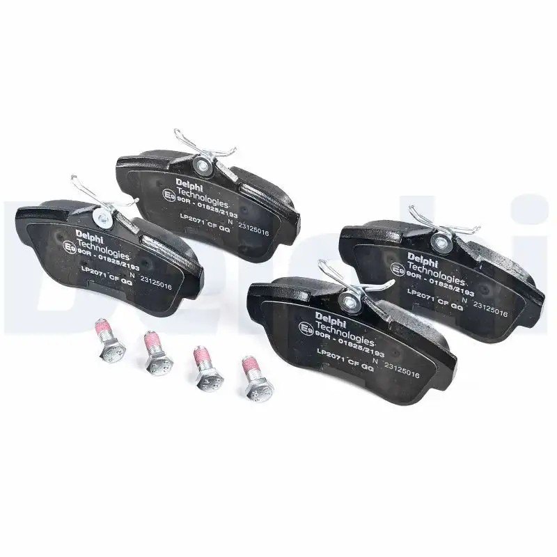 DELPHI Renault Modus 1.6, Peugeot 307 1.4 Hdi, Citroen C3 1.6 BlueHdi Arka Fren Balatası 113,3 mm