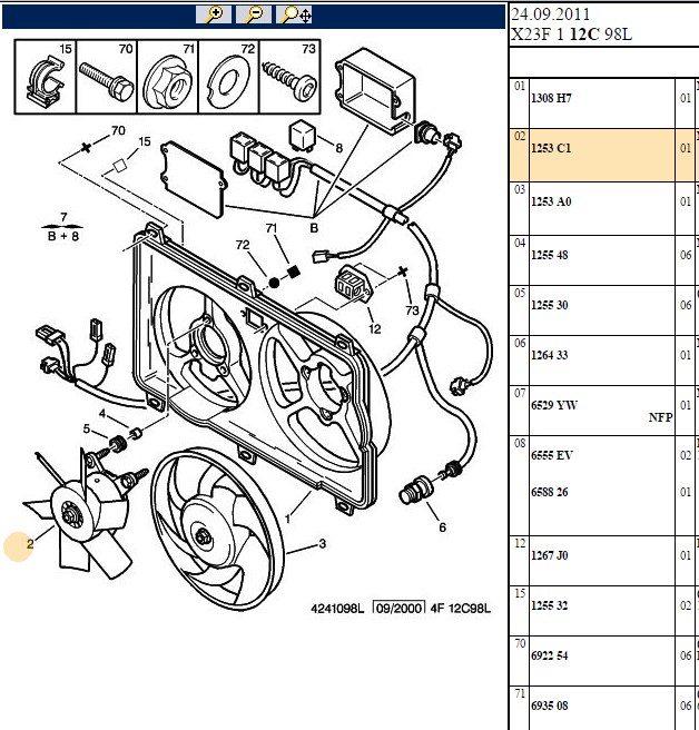 Fan Motoru Davlumbazlı 240W 12V (Peugeot Boxer, Citroën Jumper, Fiat Ducato)