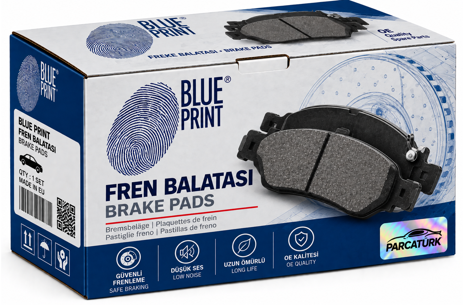 Fren Balatası Ön (116 mm) (Toyota Corolla 1.4, 1.6 VVT-i 89-)