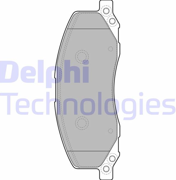 DELPHI Fren Balatası Ön (184 mm) (Opel Insignia, Saab 9-5)