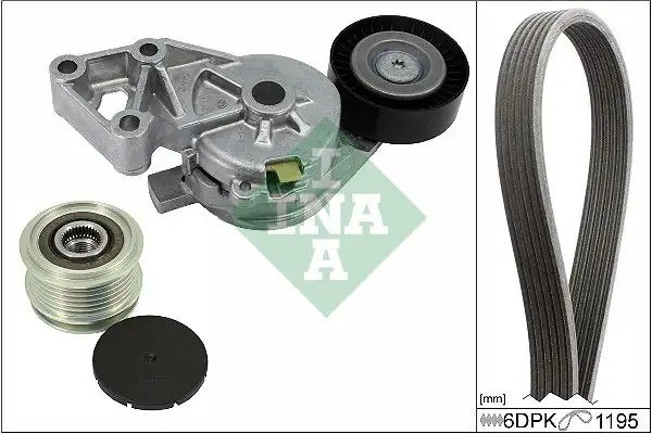INA Skoda Octavia 1.9 Tdi ve Volkswagen Bora 1.9 Tdi Alternatör Gergi Seti