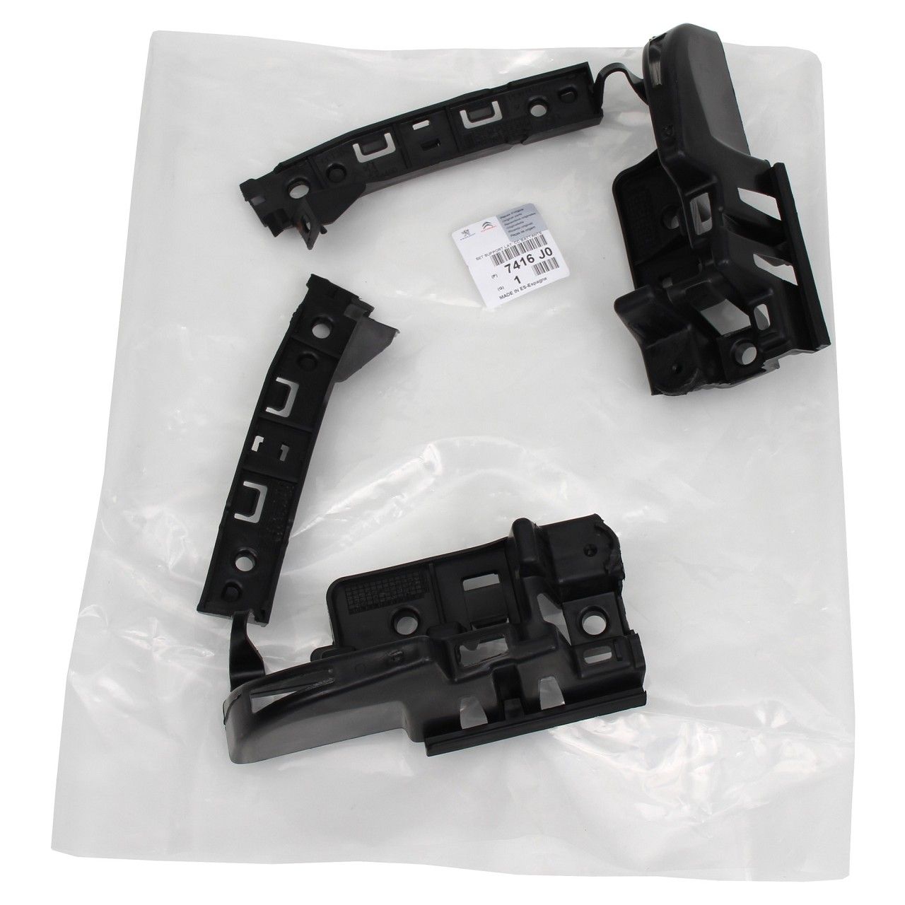 Arka Tampon Bağlantı Ayağı (Sol Kısa 2 Kapi Set) (Citroën Berlingo B9, Peugeot Partner 2008-2015)