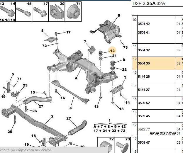 MOTOR TRAVERS BURCU  407/508
