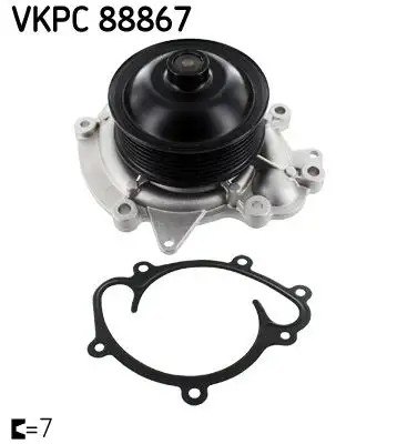 SKF Mercedes Sprinter 519 Cdi OM642899 ve GL 350 X166 OM642826 Tırnaklı Kayış Tahrikli Su Pompası