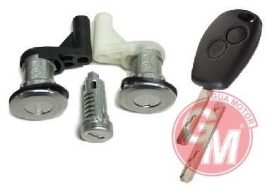 Kapi Kilidi Fisek TK (3LU Set) Kumandalı Anahtarla (Dacia Logan 2007)