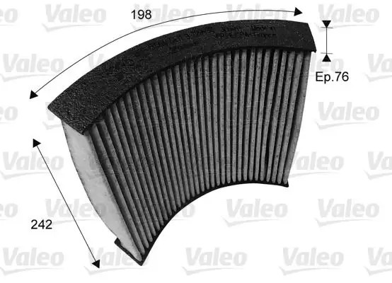 VALEO Bmw 316i F30-F80, 318d F30-F80, 116i F20, 218i F22-F87 Polifenol Kabın Filtresi