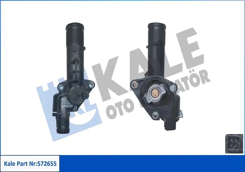 KALE Renault Captur, Clio, Scenic, Duster, Logan, Sandero 1.5 dCi Termostat 83 °C Gövde ile