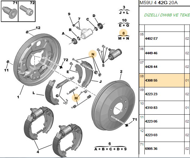 Bosch Aksesuar Seti 7701204885;430855