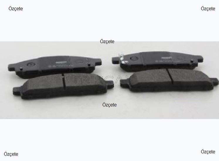 FROW Fiat Fullback 2.4D ve Mitsubishi L200 2.4/2.5 Ön Fren Balatası 155.4 mm