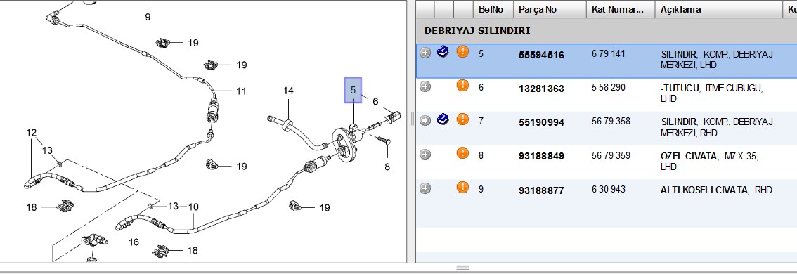 PSA Debriyaj Üst Merkezi (Opel Corsa E, Fiat Egea 1.3D-1.4MTJ)