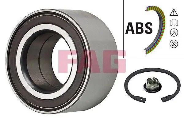 FAG Ford Focus 1.6, Fiesta 1.4 Tdci ve B-Max 1.6 Ön Tekerlek Rulmanı 39x72x37 mm