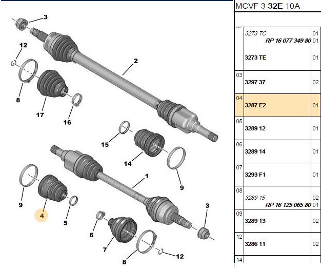 Aks Koruması İç Sol (Nemo Bipper 14 HDI)