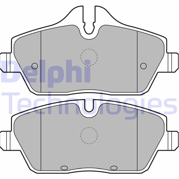 Delphi Fren Balatası Ön (131 mm) (Mini R56, R57, R55 06-)