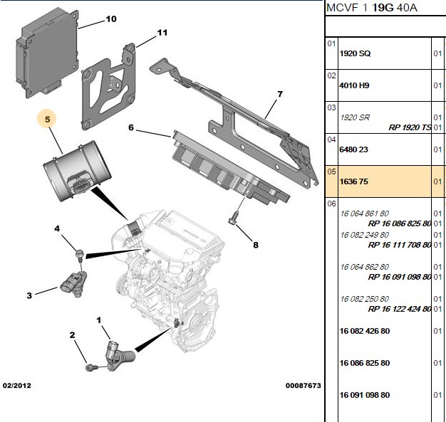 HAVA DEBIMETRESI (EPBMFN4-V017H) DOBLO PUNTO LINEA 1.3 JTD 0