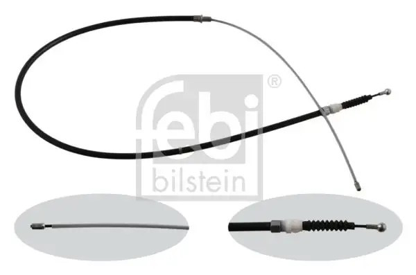 FEBI Seat Ibiza ve Volkswagen Polo El Fren Halatı Arka 1644 mm