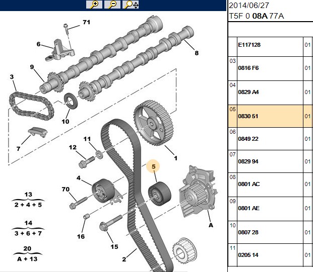 INA Triger Gergi Rulmanı 307 407 C5 FOCUS 2.0 HDI