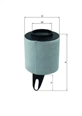 MAHLE BMW 116i E87 ve 316i E90 Hava Filtresi 195 mm