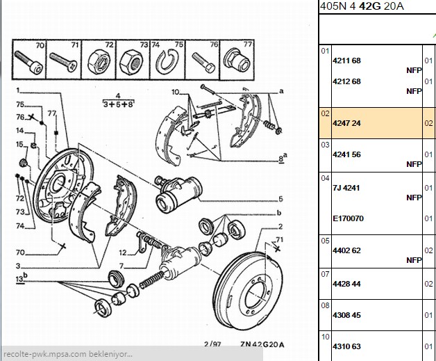 PSA Kampana (253MM) Partner Berlingo 99- XSara 97- 306 94-