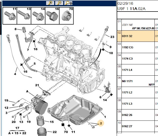 Karter Tapası 5 LİK (Peugeot Boxer 22 100BG/120BG)
