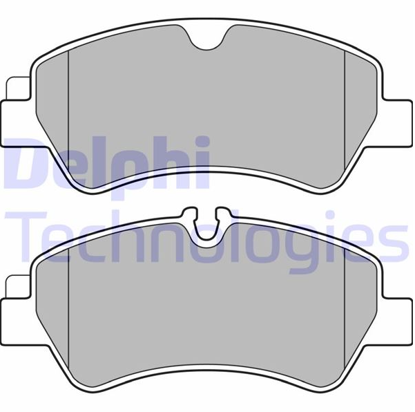 DELPHI Fren Balatası Arka (136 mm) (Ford Transit Custom, Tourneo Connect)