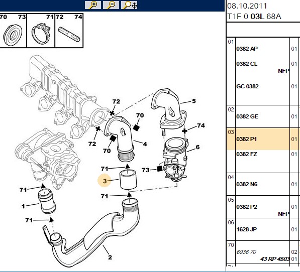 Turbo Horta (Peugeot 206, 306, 307, 406, Expert I, Partner I, 2.0 HDI)