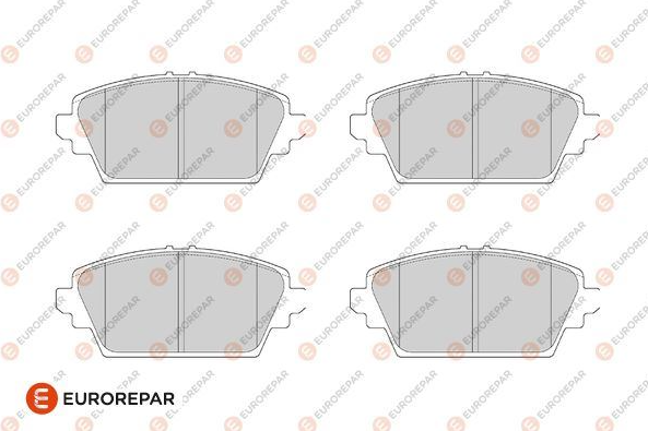 Eurorepar ERP Fren Balatası Ön (131 mm) (Nissan Almera 1.8 2.0 2.2)