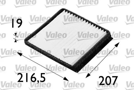 VALEO Citroen Xsara 1.4 Hdi ve Peugeot Partner 2.0 Hdi Partikül Polen Filtresi 222 mm
