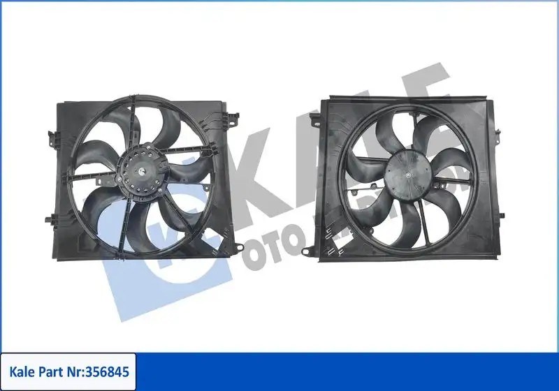KALE Renault Megane 1.5 dCi Davlumbazlı Fan Motoru 12V 250W