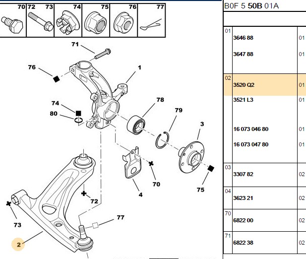 FROW Toyota Yaris 1.0 & 1.3 Alt Rotil Ön Aks Her İki Taraf