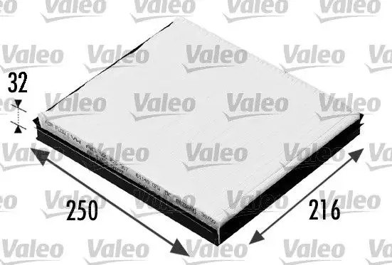 VALEO Volkswagen Polo, Skoda Roomster, Seat Ibiza Kabın Filtresi 698685