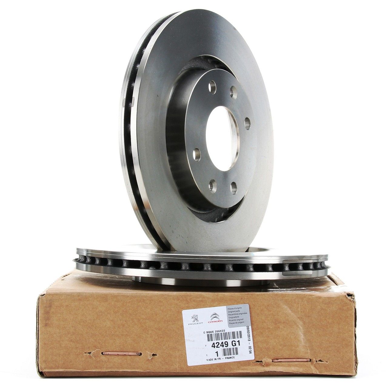 FREN DISKI ON (4D 266 MM) CITROEN BERLINGO C ELYSEE C2 16 C3 C4 C5 DS3 DS4 XSARA OPEL CROSSLAND X PEUGEOT P206 P207 P208 P301 P307 P3008 P5008 PARTNER