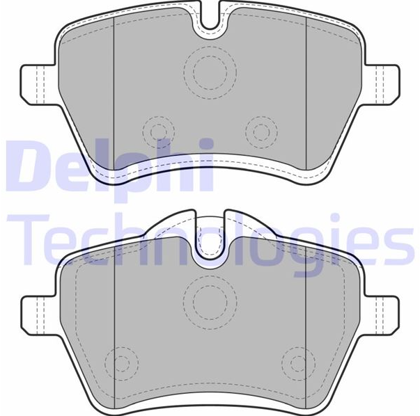Delphi Ön Balata (131 mm) (MINI R56, R60, R55 06-)