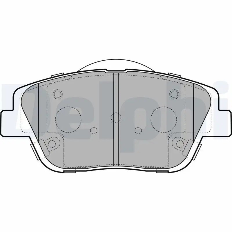 DELPHI Hyundai Sonata 2.0 Crdi ve Kia Ceed 1.6 Crdi Ön Fren Balatası 133 mm