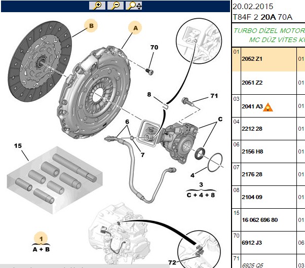 VALEO Peugeot 3008, 508, 5008 1.6 Hdi DV6C Debriyaj Seti (Merkezi Ayırıcı Yok)