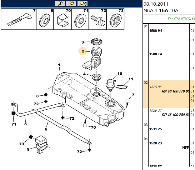 DEPO SAMANDIRA POMPA (TEK) MOTOR PARTNER P306 P406