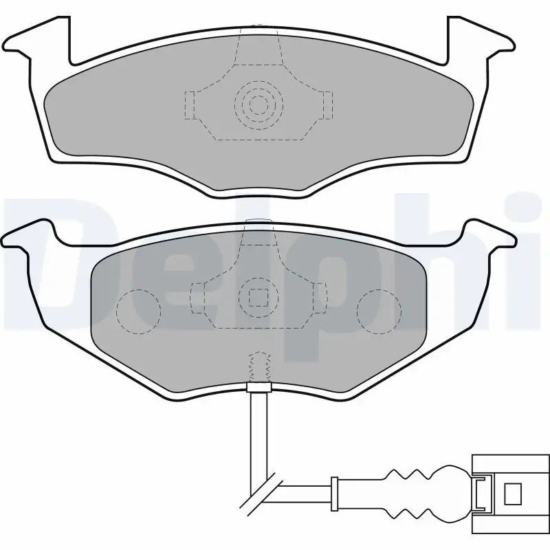 DELPHI Skoda Fabia ve Volkswagen Polo 1.4 Ön Fren Balatası 141.6 mm