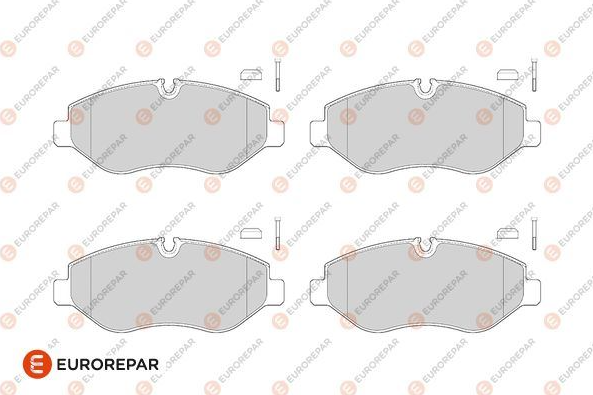 EUROREPAR Mercedes Sprinter W639 3925 Ön Fren Balatası 163 mm