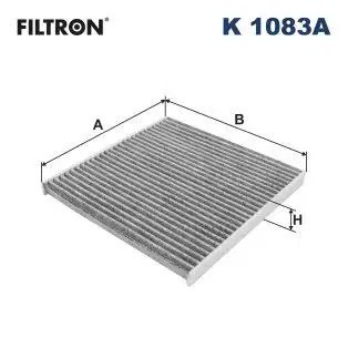 FILTRON Subaru Legacy 2.0 ve Toyota Yaris 1.3/1.0 Aktif Karbonlu Polen Filtresi 215×214×19 mm