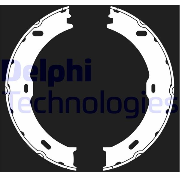 Delphi Pabuçlu Balata (180x25 mm) (Mercedes Sprinter 906 315 CDI, 415 CDI, 515 DCI, Volkswagen Crafter 3T, 3.5T, 2.5 TDI)