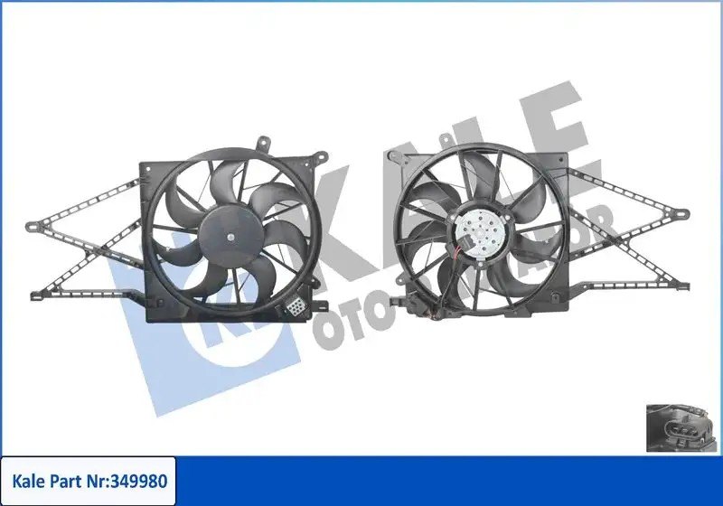 KALE Opel Astra G Zafira A 1.6 1.4 1.2/1.4/1.6/1.8 16V Fan Motoru 12 V