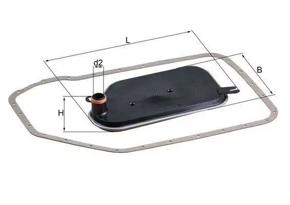 MAHLE Volkswagen Passat, Audi A4, A6 5HP19 Şanzıman Filtresi