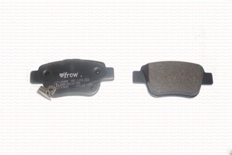 FROW Toyota Avensis 1.8, 2.0 D-4d ve Verso 1.6 Arka Fren Balatası 102 mm