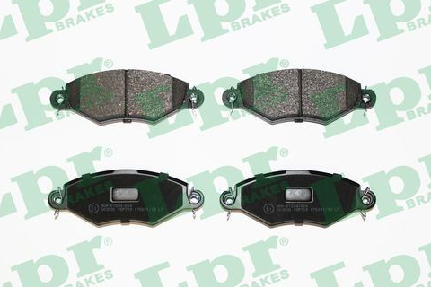 LPR Ön Fren Balatası 130 mm (Peugeot 206 Hatchback)