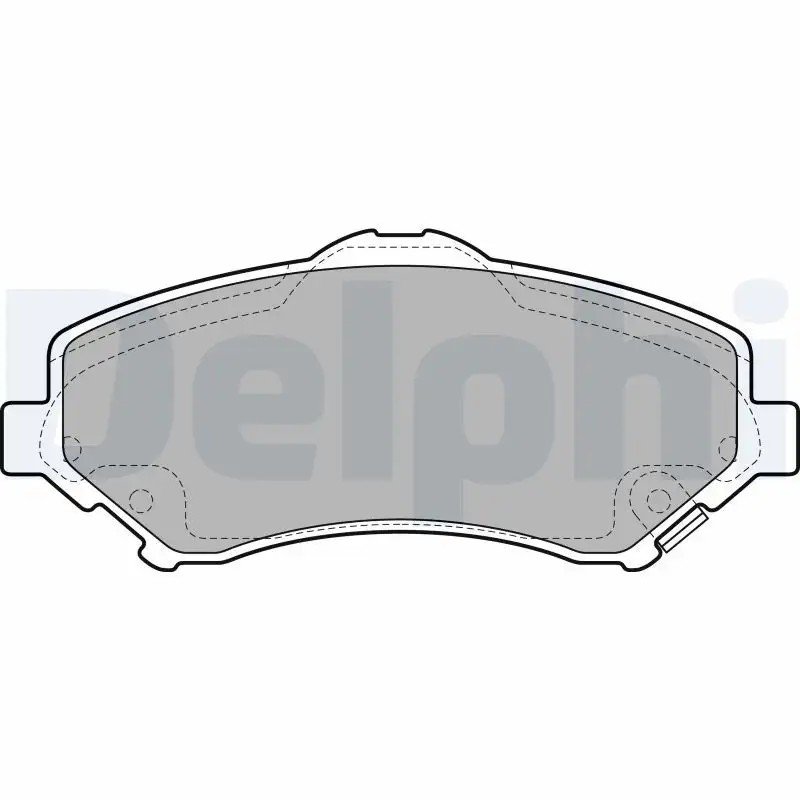 DELPHI Jeep Cherokee ve Dodge Nitro 2.8 Crd Ön Fren Balatası 146 mm