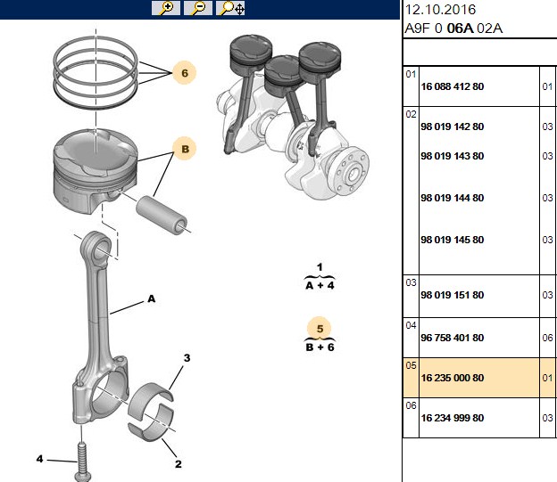 KingPiston 79,00 mm (0,50) Piston 3 Silindirli Peugeot P208 I Citroen C3 II 1,0 VTI