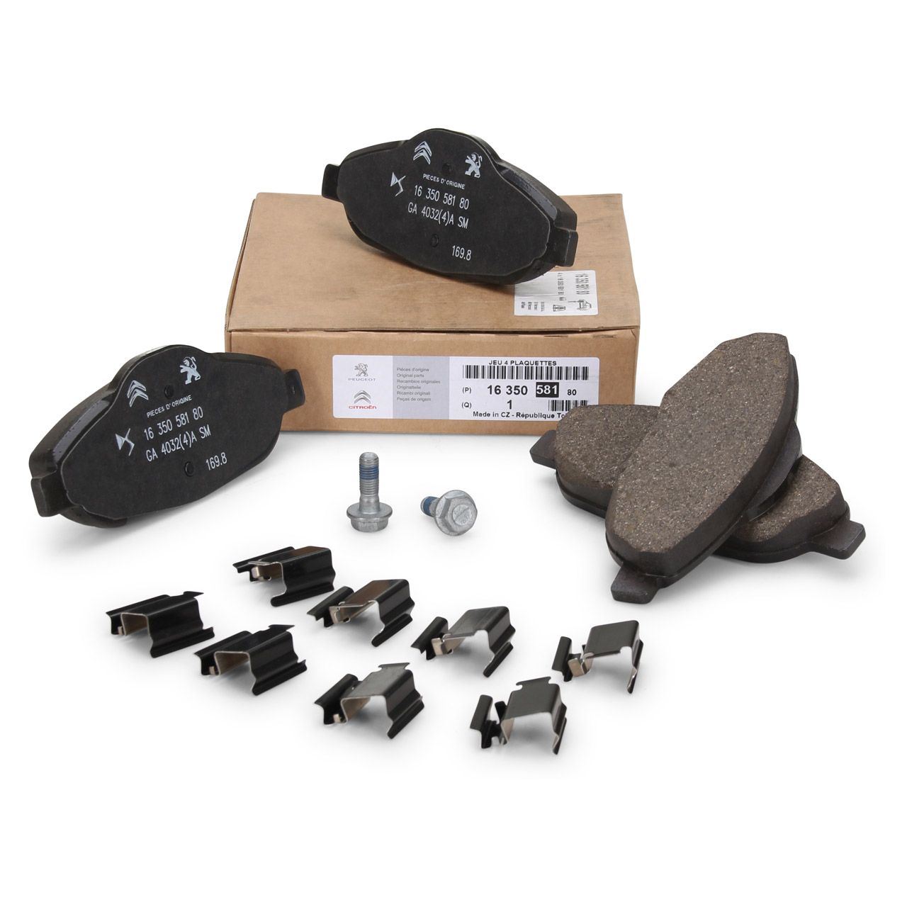 Delphi Ön Fren Balatası Kablo Bağlı (P308) OEM:1647862780;425393
