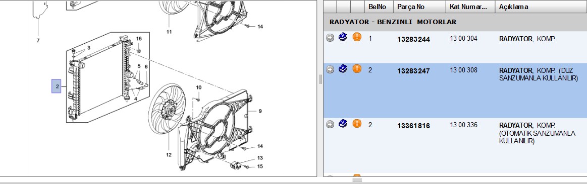 SU RADYATORU (150X890) OPEL MERIVA (ENo:8MK376756451)